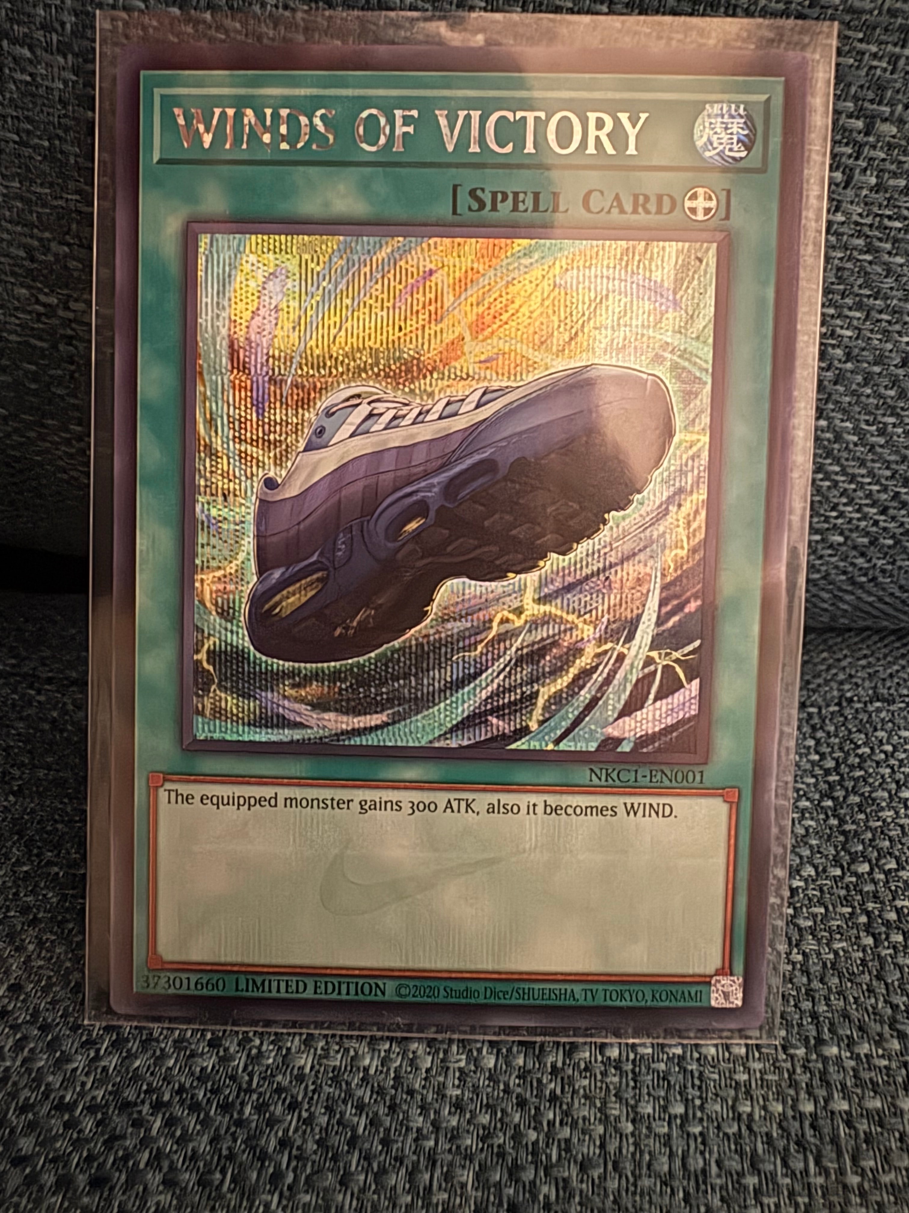 WINDS OF VICTORY SE [NKC1-EN001](遊戯王 x ナイキ エアーマックス 95 QS エアーマッスル 付属カード)