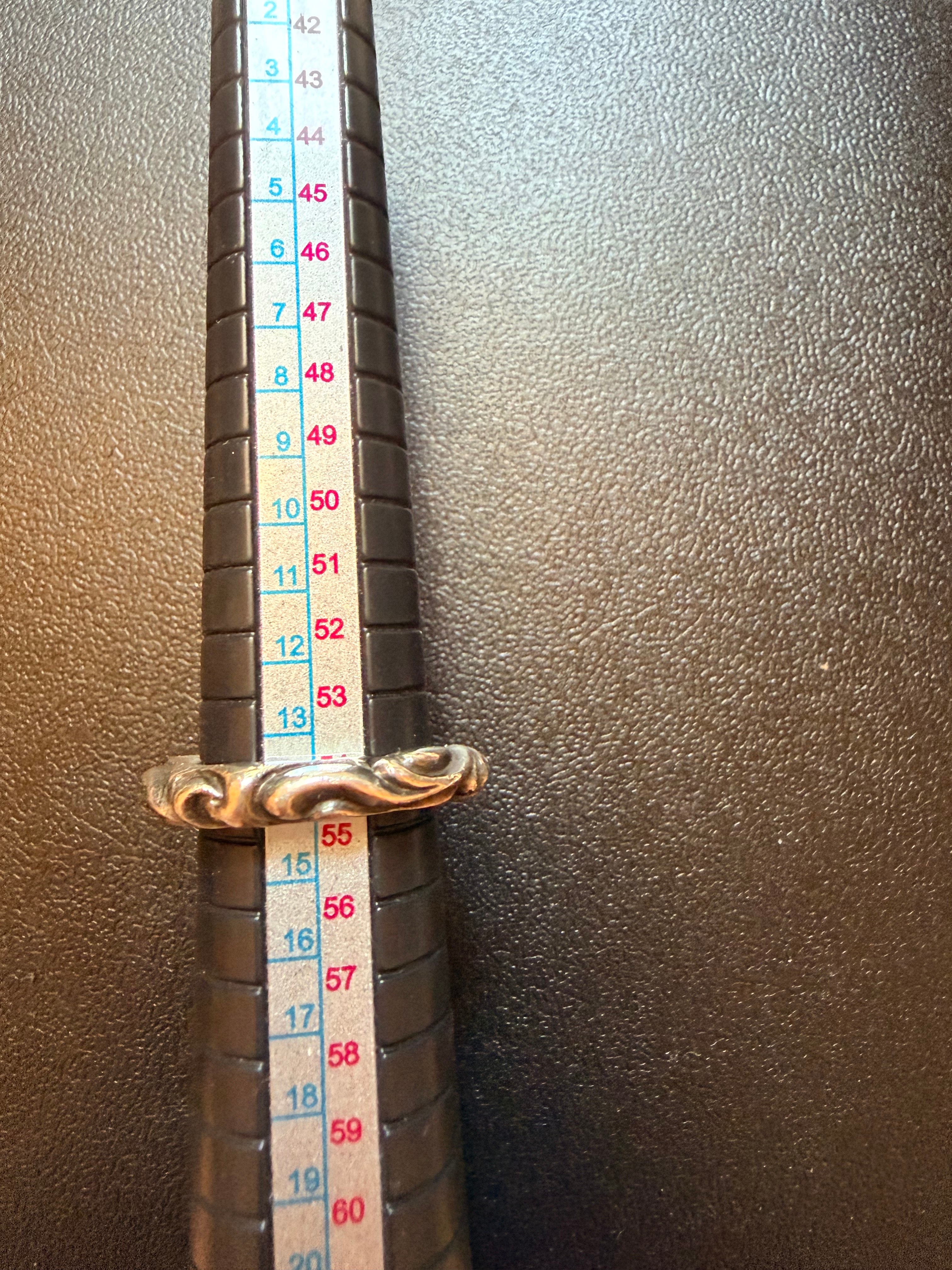 Chrome Hearts Scroll Band Ring "Silver"