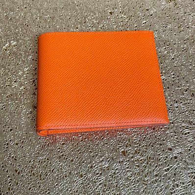 エルメス 財布 二つ折り コペルニクス オレンジ