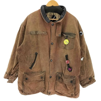 イングランド製 裏地チェック BUSHMAN JACKET【1140896495906】