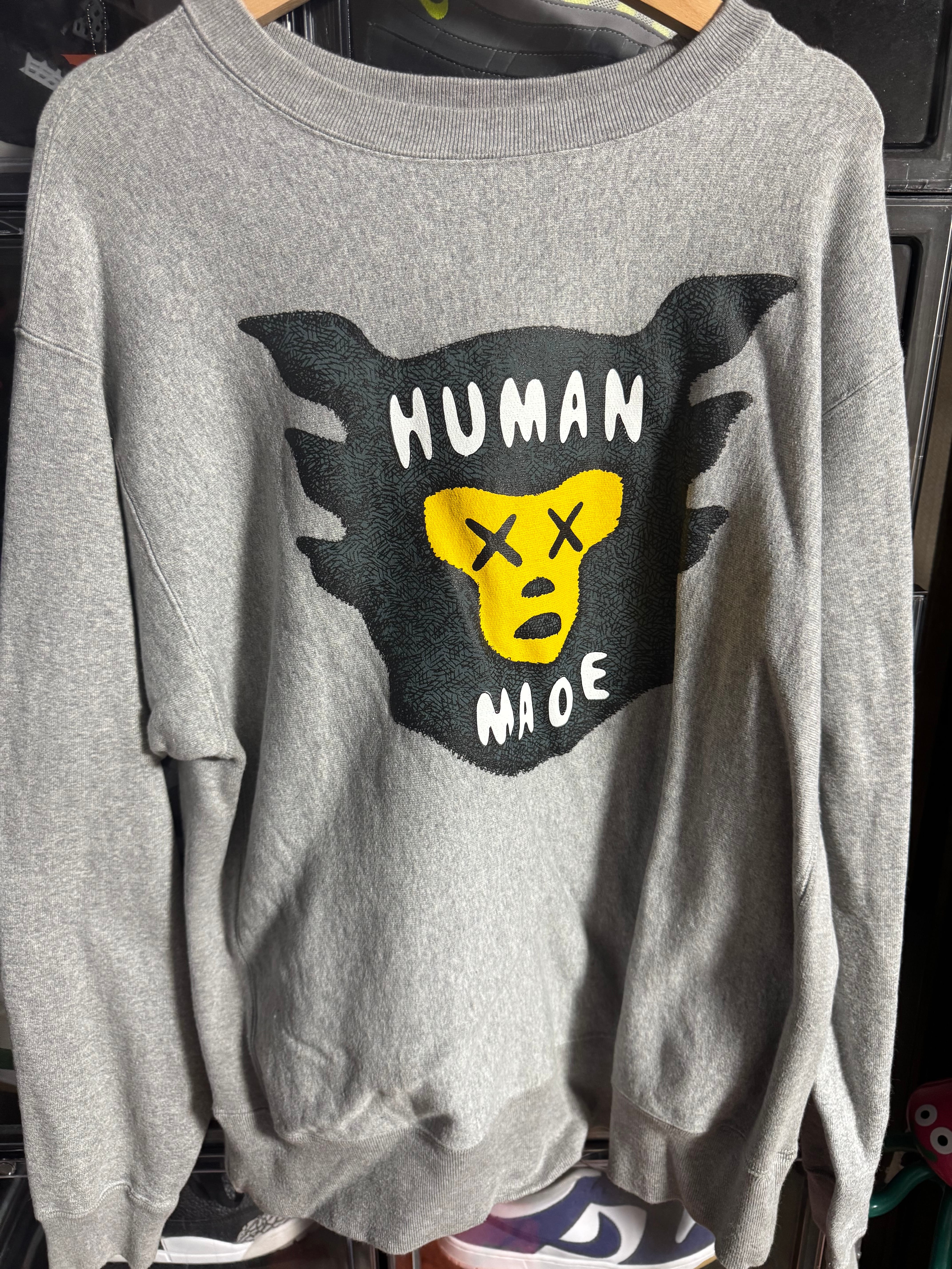 HUMAN MADE x KAWS SWEATSHIRT #1 "Grey"