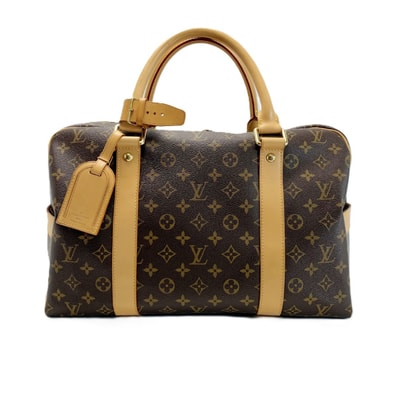 LOUIS VUITTON ルイヴィトン モノグラム キャリーオール M40074 ボストンバッグ パドロック キーネームタグ