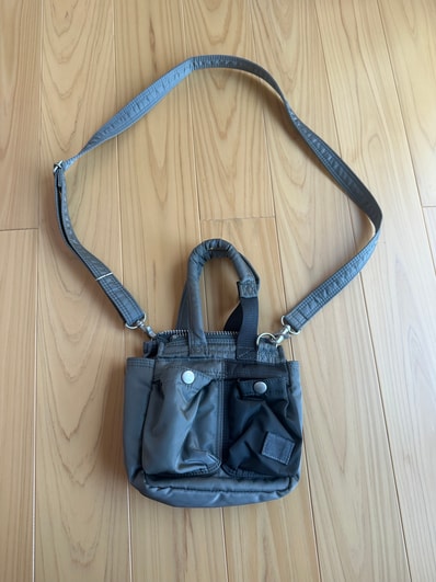 sacai x PORTER Pocket Tote Small "Gray"