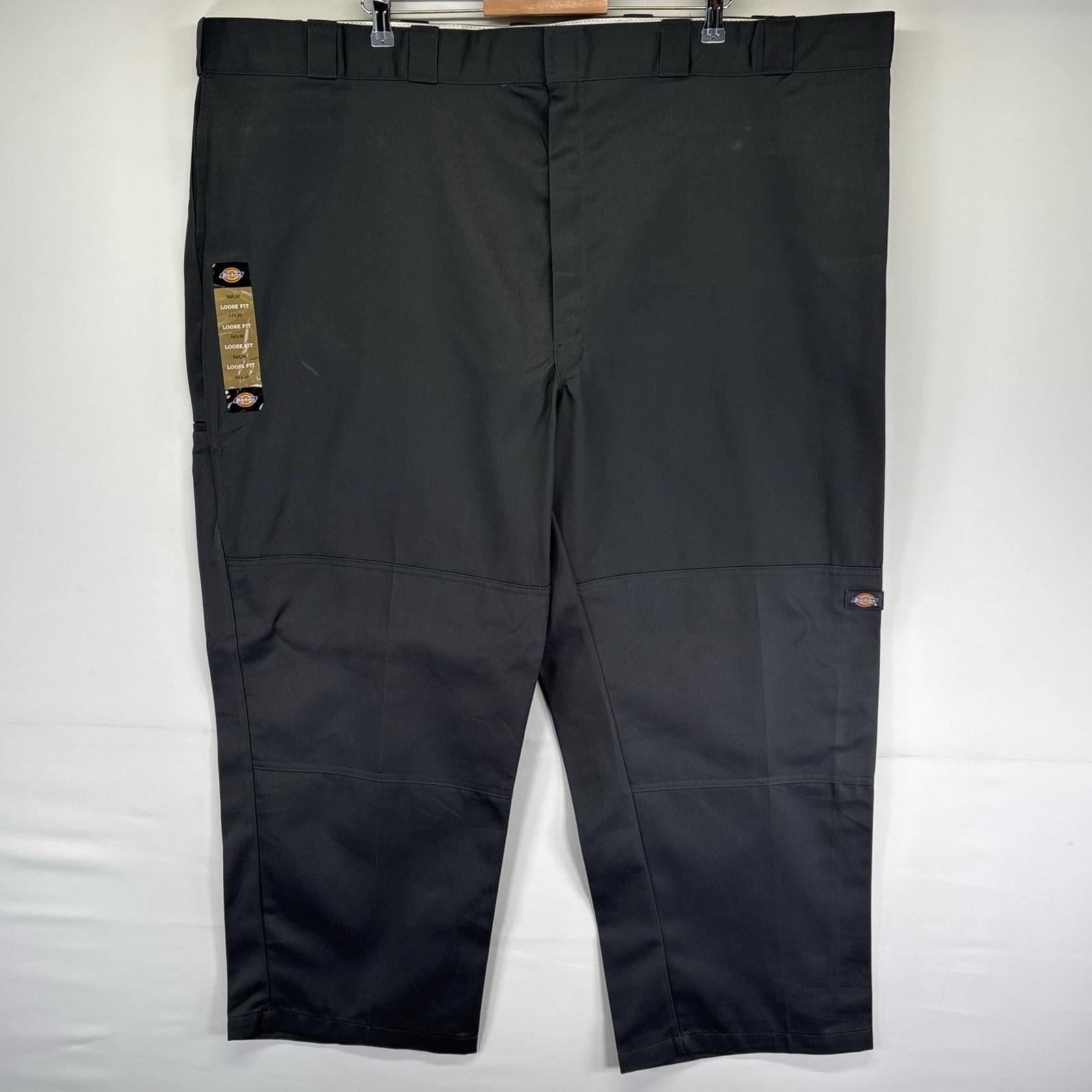 古着 デッドストック ディッキーズ Dickies パンツ 大きいサイズ ルーズフィット タグ付き ジッパーフライ w54 L30  グレー系 メンズ