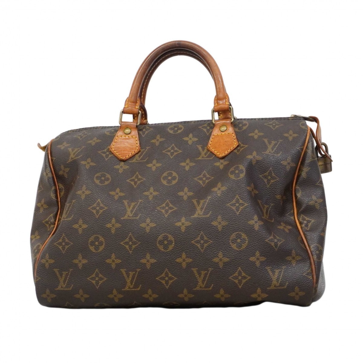 【6db2084】ルイヴィトン ハンドバッグ モノグラム スピーディ30 M41108 ブラウン【中古】レディース