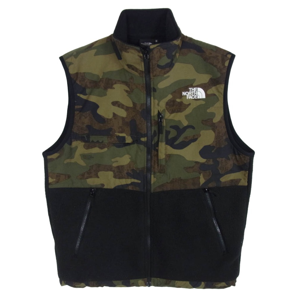 THE NORTH FACE ノースフェイス ベスト NA22330R Novelty Denali Vest ノベルティ デナリ フリース ベスト ブラック系 カーキ系 S【中古】