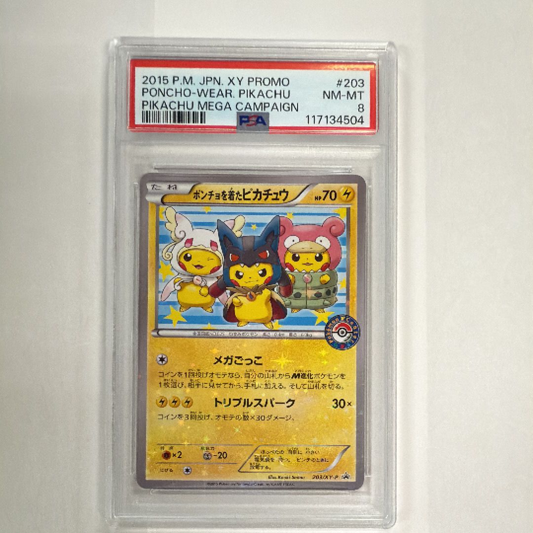 ポンチョを着たピカチュウ: プロモ (ポンチョピカチュウ) [XY-P 203/XY-P](プロモーションカード「XY-P」)
