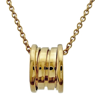 ブルガリ ビーゼロワン ネックレス 18金 K18イエローゴールド レディース BVLGARI 中古