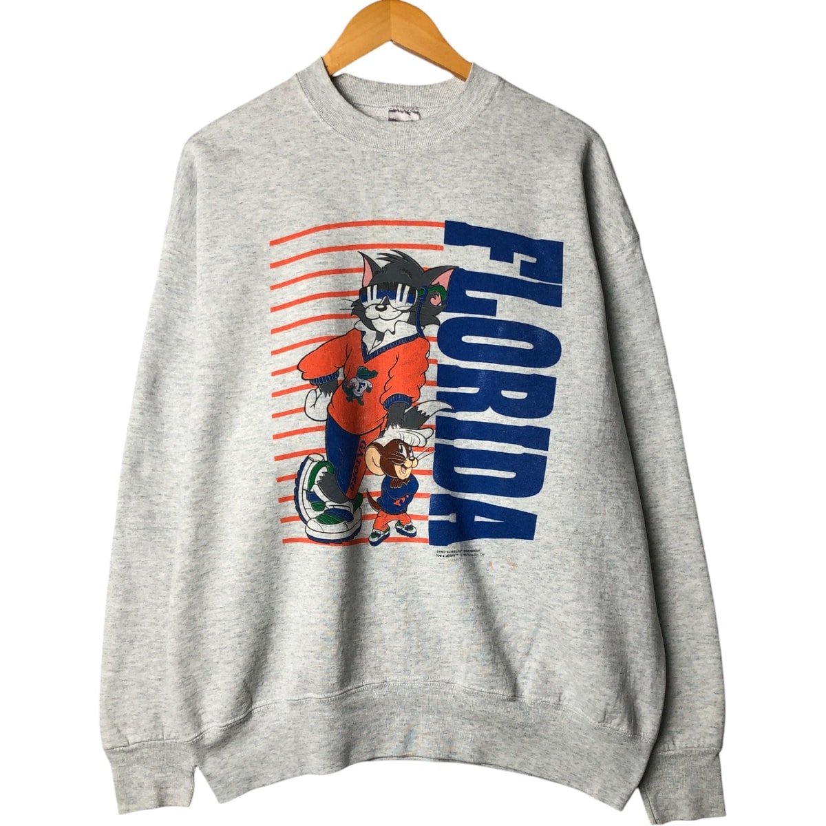 古着 90年代 フルーツオブザルーム FRUIT OF THE LOOM TOM&JERRY トムとジェリー キャラクタースウェットシャツ トレーナー メンズXL相当 ヴィンテージ/eaa580390