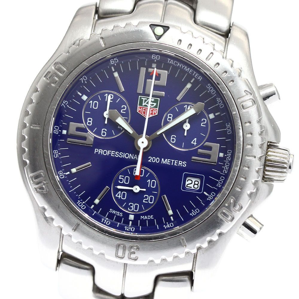 ★保 タグホイヤー リンク クロノグラフ CT1110 メンズ 【中古】
