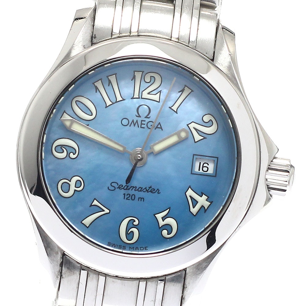 オメガ シーマスター120 デイト 2581.88 レディース 【中古】