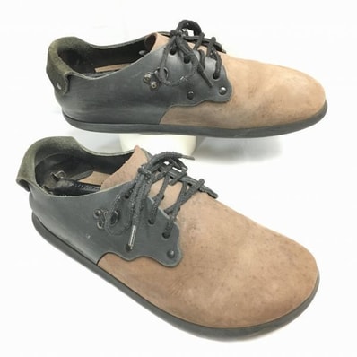 TATAMI ビルケンシュトック サンダルシューズ 茶×黒 サイズ26.0/men's 管NO.senZF-102