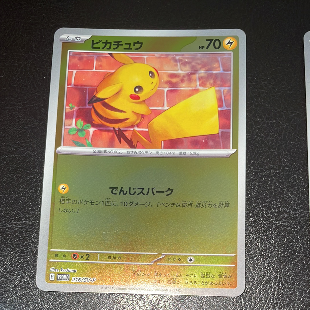 ピカチュウ P [SV-P 216](プロモカードパック「ポケカの夏がキタ!プロモカードGetキャンペーン!」)