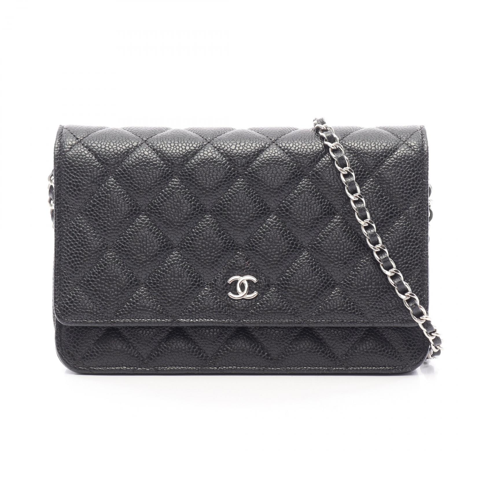 シャネル CHANEL マトラッセ ショルダーバッグ バッグ キャビアスキン(グレインドカーフ) レディース ブラック系 AP0250 【中古】