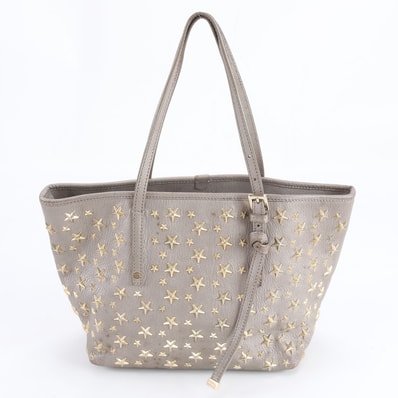 ジミーチュウサシャ スター スタッズトート バッグ レザー