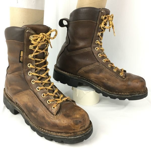試着交換OK!Danner/ダナー 14502 ゴアテックスブーツ US8.1/2 26.0-26.5 ブラウン/茶/BROWN〉ワーク/マウンテン/サバイバル/登山/トレッキング 管.WA188