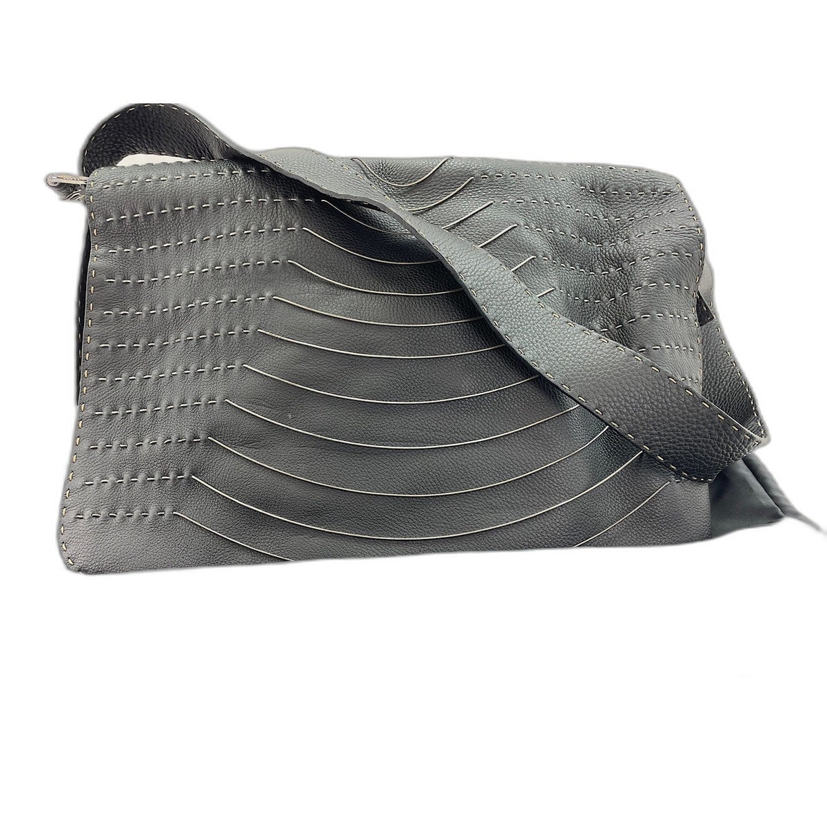 フェンディ FENDI セレリア ショルダーバッグ レザー【中古】