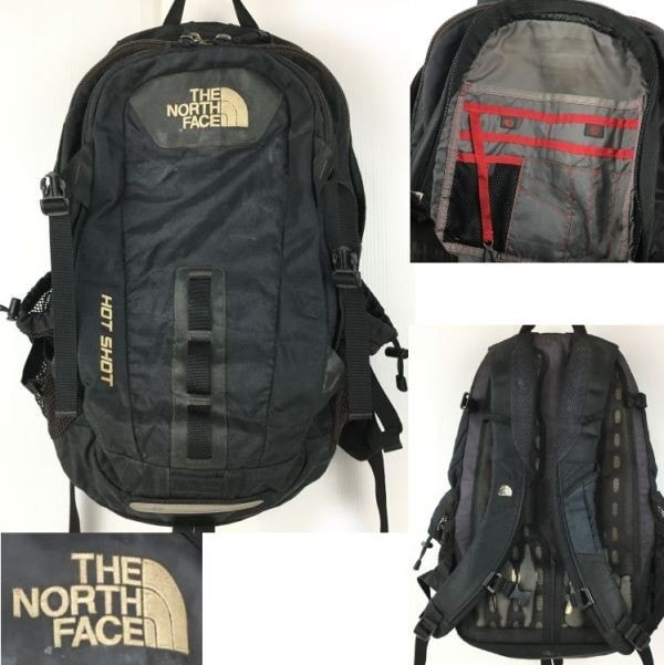 THE NORTHFACE/ Hot Shot  ノースフェイス ホットショット★リュックサック/デイバッグ【黒/ブラック/27L】backpack/bag★管NO.sB25-33