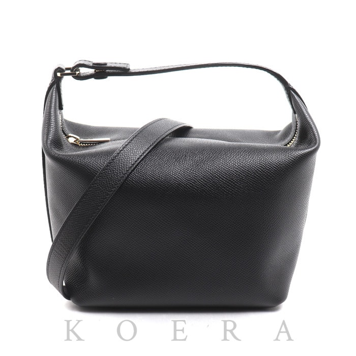 Valextra ヴァレクストラ モチバッグ 2Wayショルダーバッグ ブラック SGMO0020010LOCPL99NN レディース【中古】【美品】