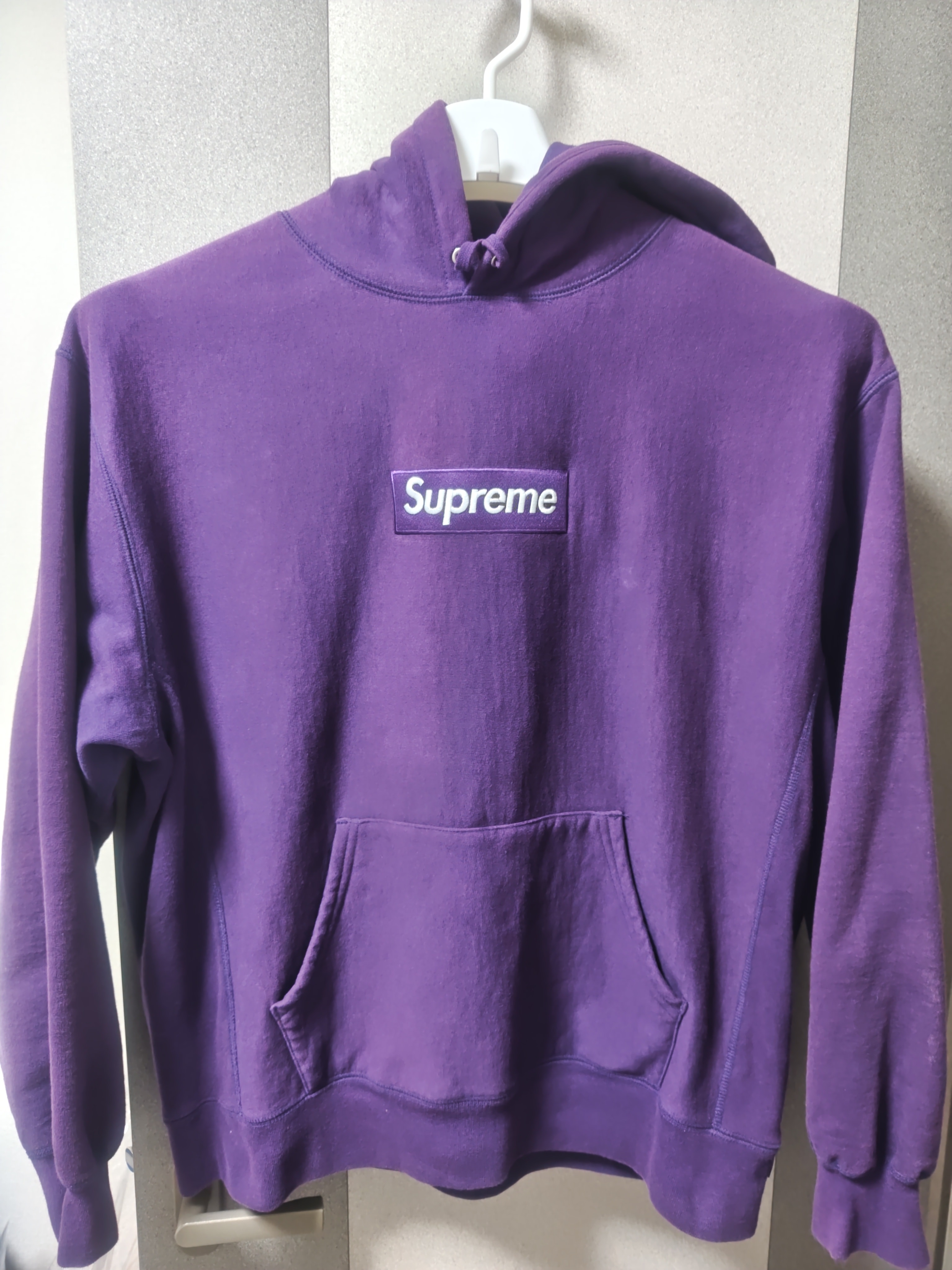Supreme Box Logo Hooded Sweatshirt "Purple" (23FW)