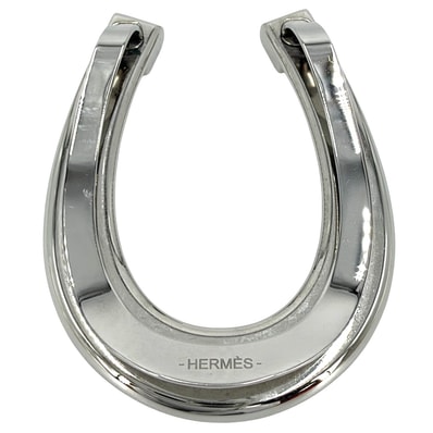 HERMES エルメス 小物 ホースシュー マネークリップ メタル レディース 約20.8g【中古品】