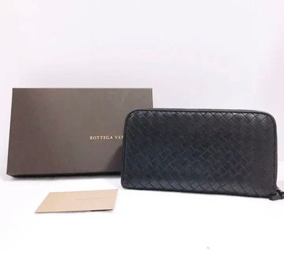 Bottega Veneta Zipped Coin Purse "Black"