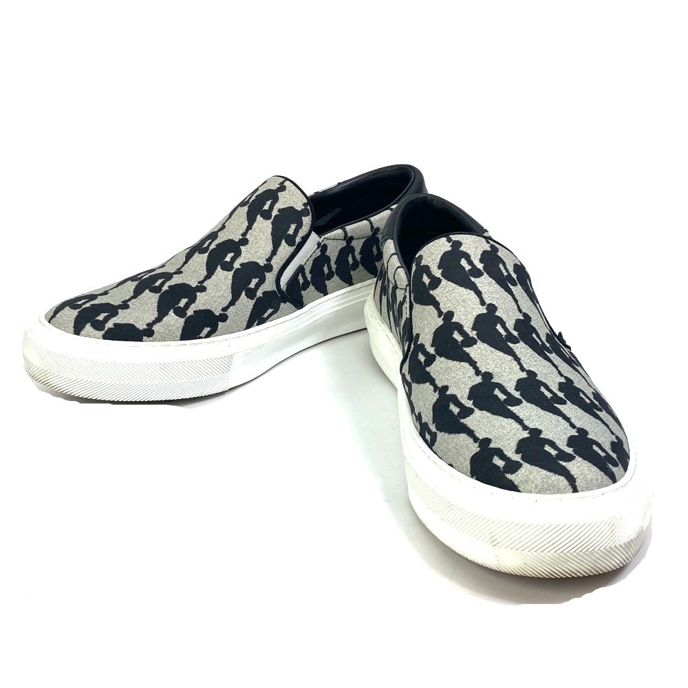 ルイヴィトン LOUIS VUITTON トロカデロ スニーカー スリッポン NBA コラボ 靴 スリッポン キャンバス グレー