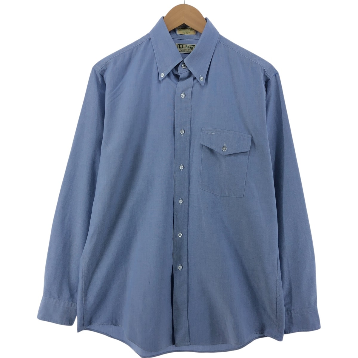 古着 80~90年代 エルエルビーン L.L.Bean 長袖 ボタンダウンシャツ USA製 メンズL相当/eaa526666