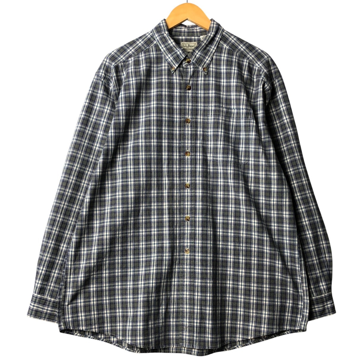 古着 90~00年代 エルエルビーン L.L.Bean 長袖 ボタンダウンチェックシャツ メンズL相当 ヴィンテージ/eaa594242