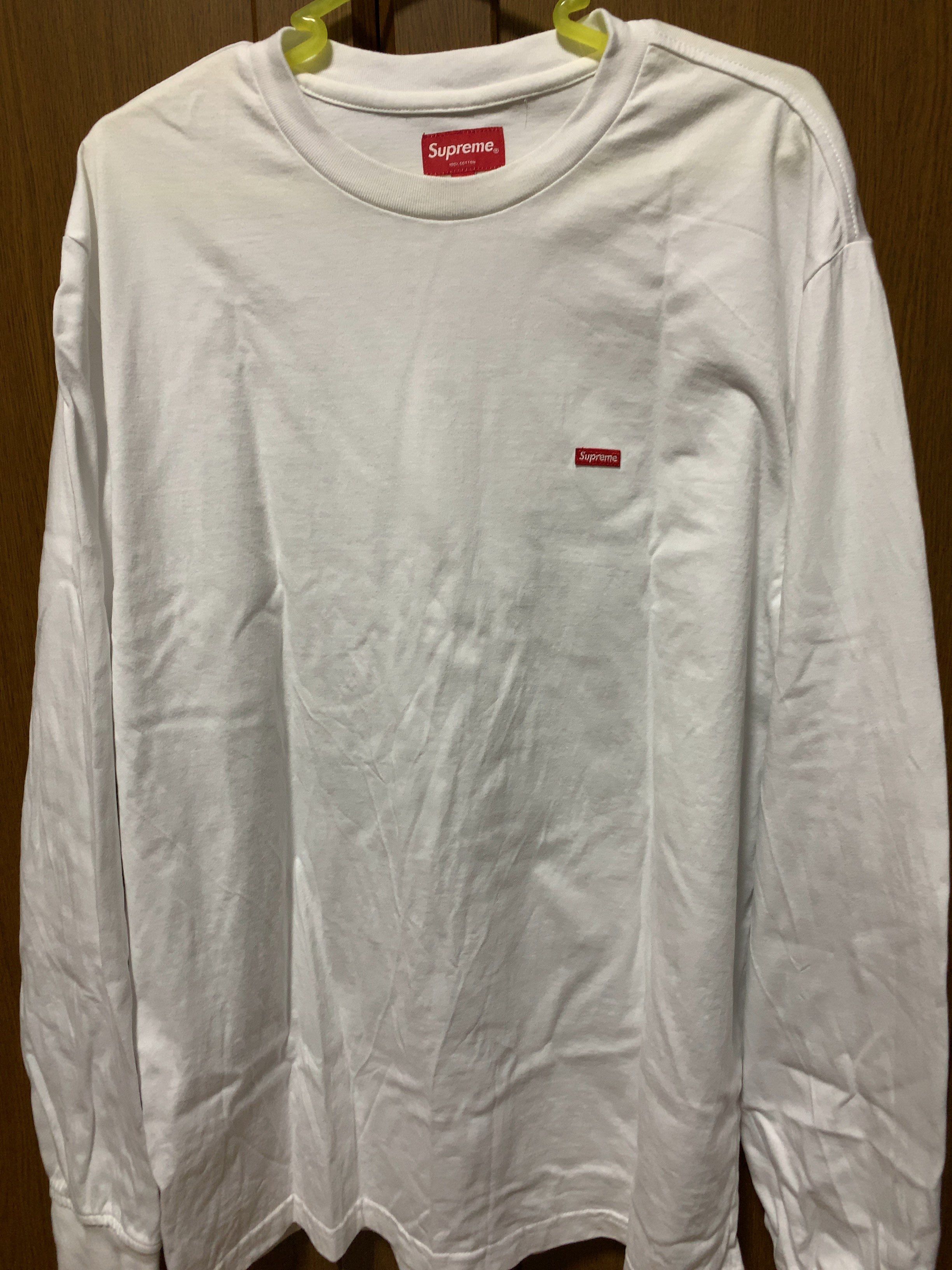 Supreme Small Box L/S Tee "White"(22SS)