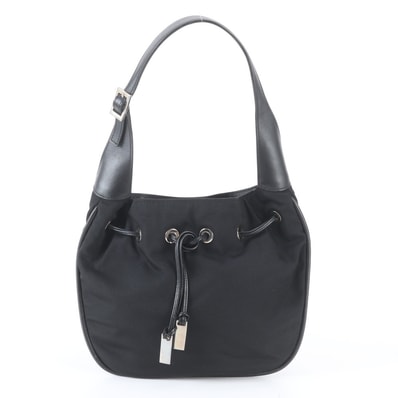 ■美品 グッチ001 4034 ショルダーバッグ レザー×ナイロン
