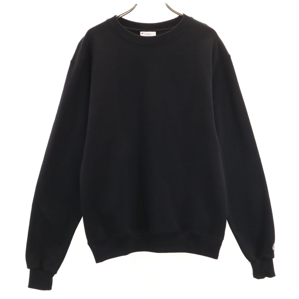 Champion ECO チャンピオンエコ 長袖 スウェット トレーナー L ブラック 裏起毛
