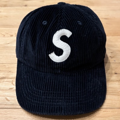 Supreme Corduroy S Logo 6-Panel "Navy"