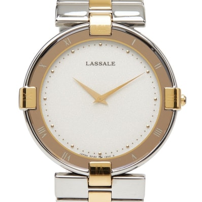 セイコー LASSALE ラサール 2F50-0170 腕時計 LBMA024 クオーツ シルバー文字盤 ステンレススチール メンズ SEIKO 【中古】