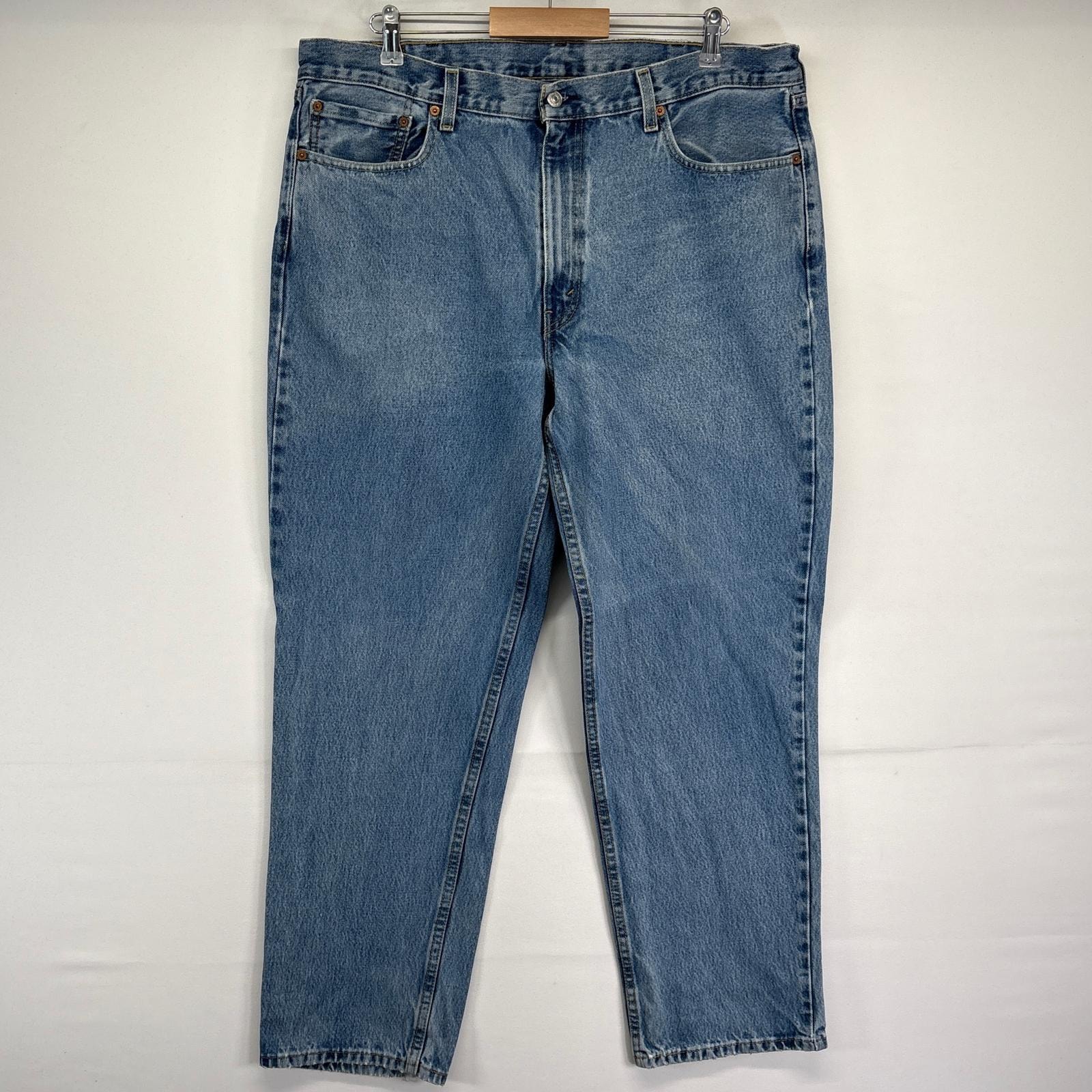 古着 リーバイス Levi's デニムパンツ 550 テーパード 5ポケット ジーンズ ジーパン 長ズボン 大きいサイズ w40 L32 ブルー メンズ