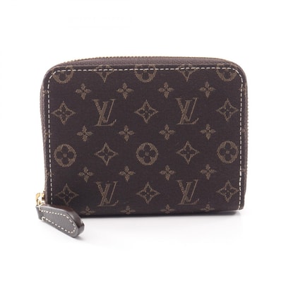ルイ・ヴィトン LOUIS VUITTON ジッピーコインパース コインケース 財布 キャンバス モノグラム・イディール レディース ブラウン系 M63003 【中古】