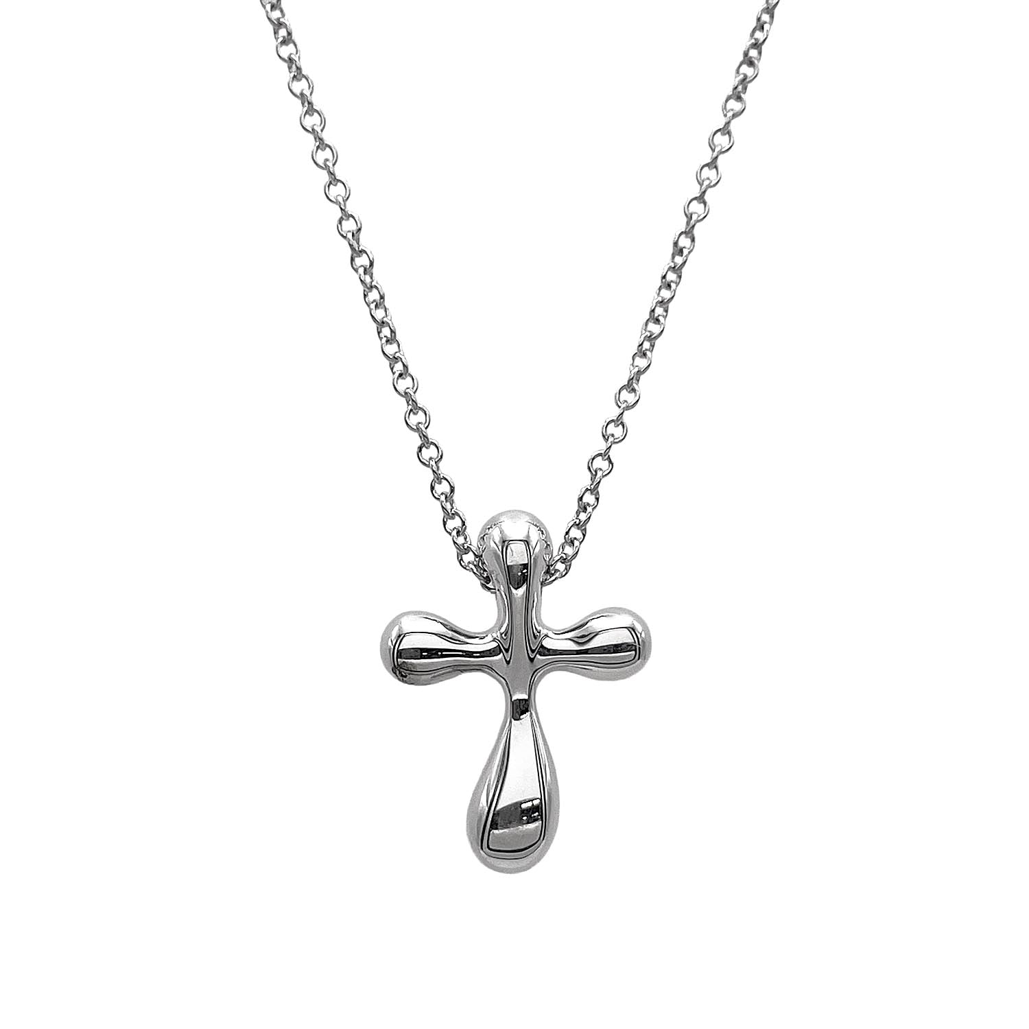 TIFFANY&Co. ティファニー スモールクロス ネックレス
ペンダント エルサペレッティ ロザリオ SV925 シルバー 新品仕上済 レディース
【中古】
