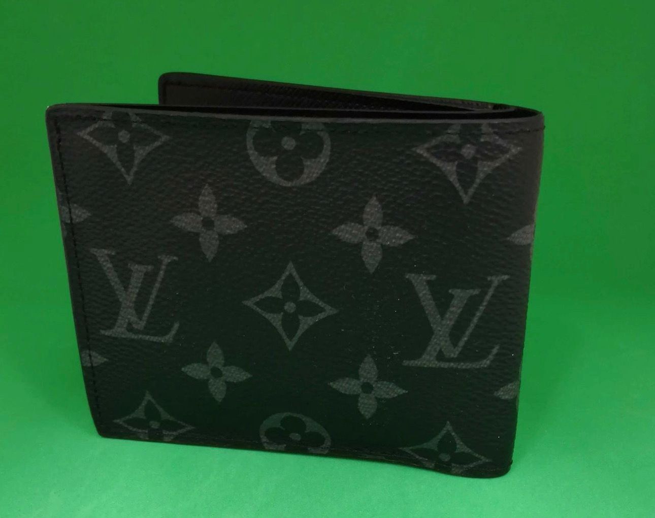 Louis Vuitton Brazza Wallet NM Monogram Eclipse