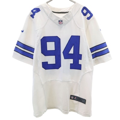 NIKE ナイキ NFL ダラス カウボーイズ WARE 94 半袖 ゲーム シャツ M ホワイト ユニフォーム