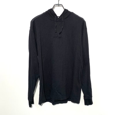 Stone Island Hooded Chest Long T-Shirt "Black"