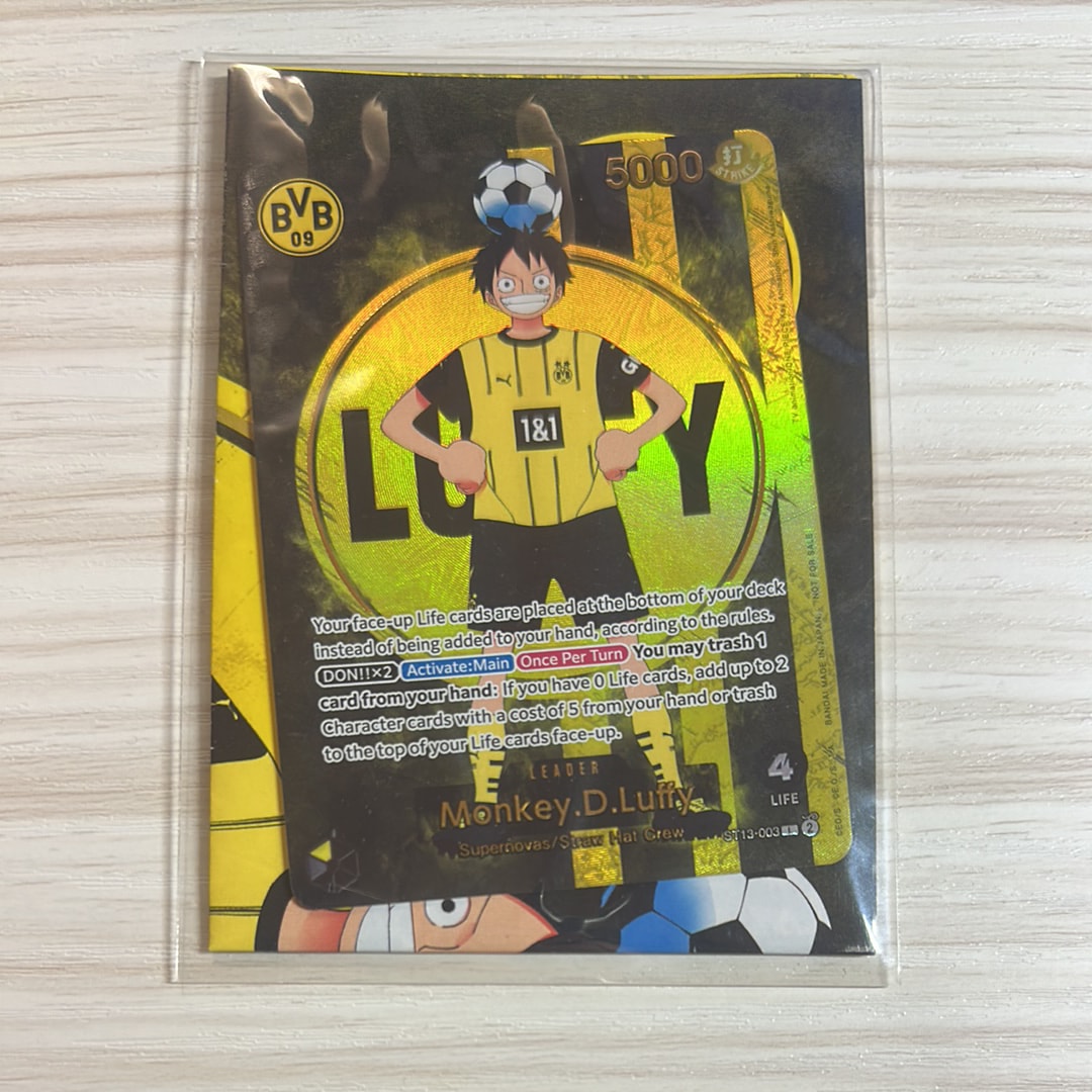 モンキー・D・ルフィ L [ST13-003]【英語版】(プロモーションカード「ボルシアドルトムント × ONE PIECE マッチデー 2025」)