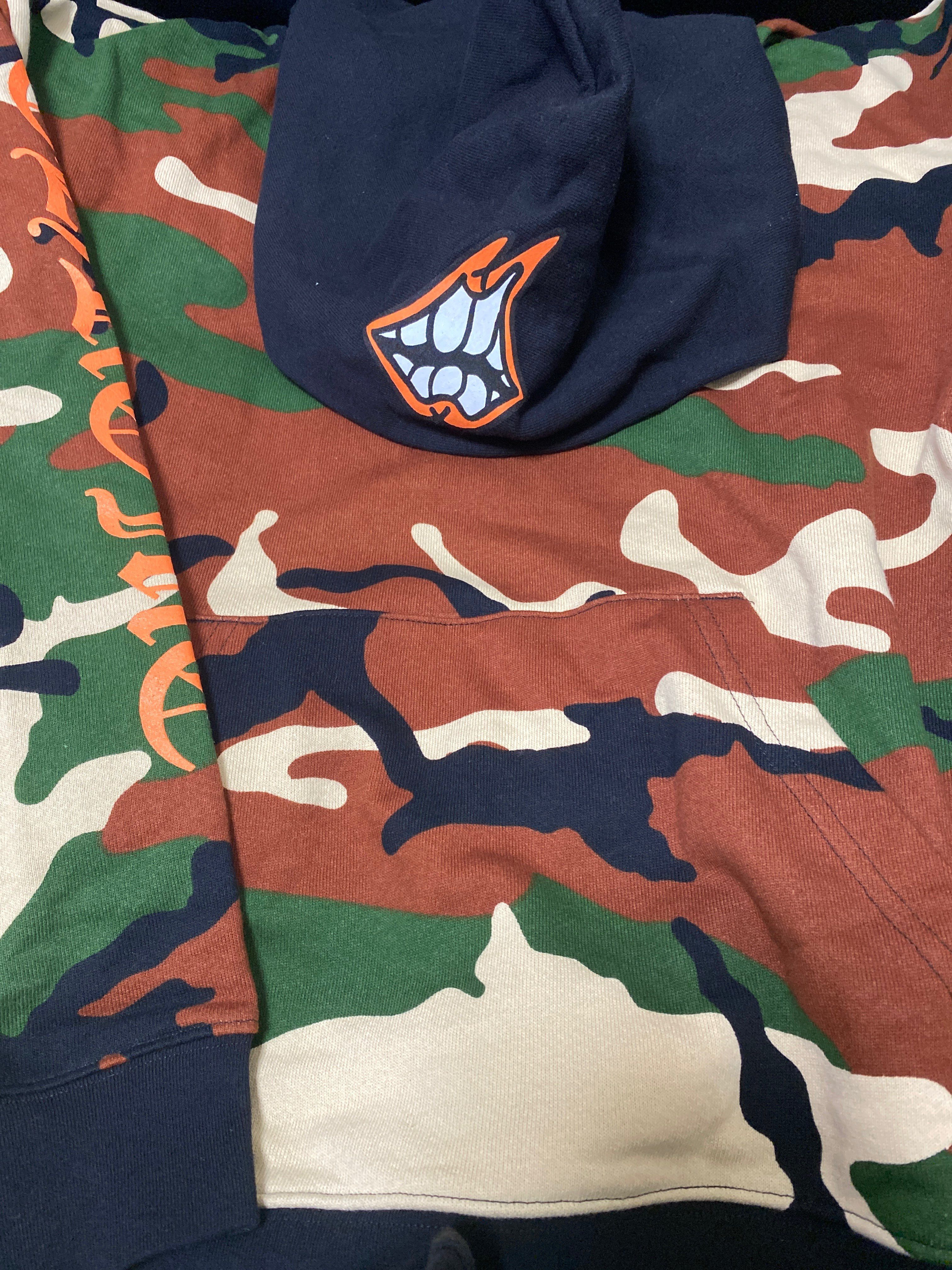 Chrome Hearts Matty Boy Caution Hoodie "Camo"