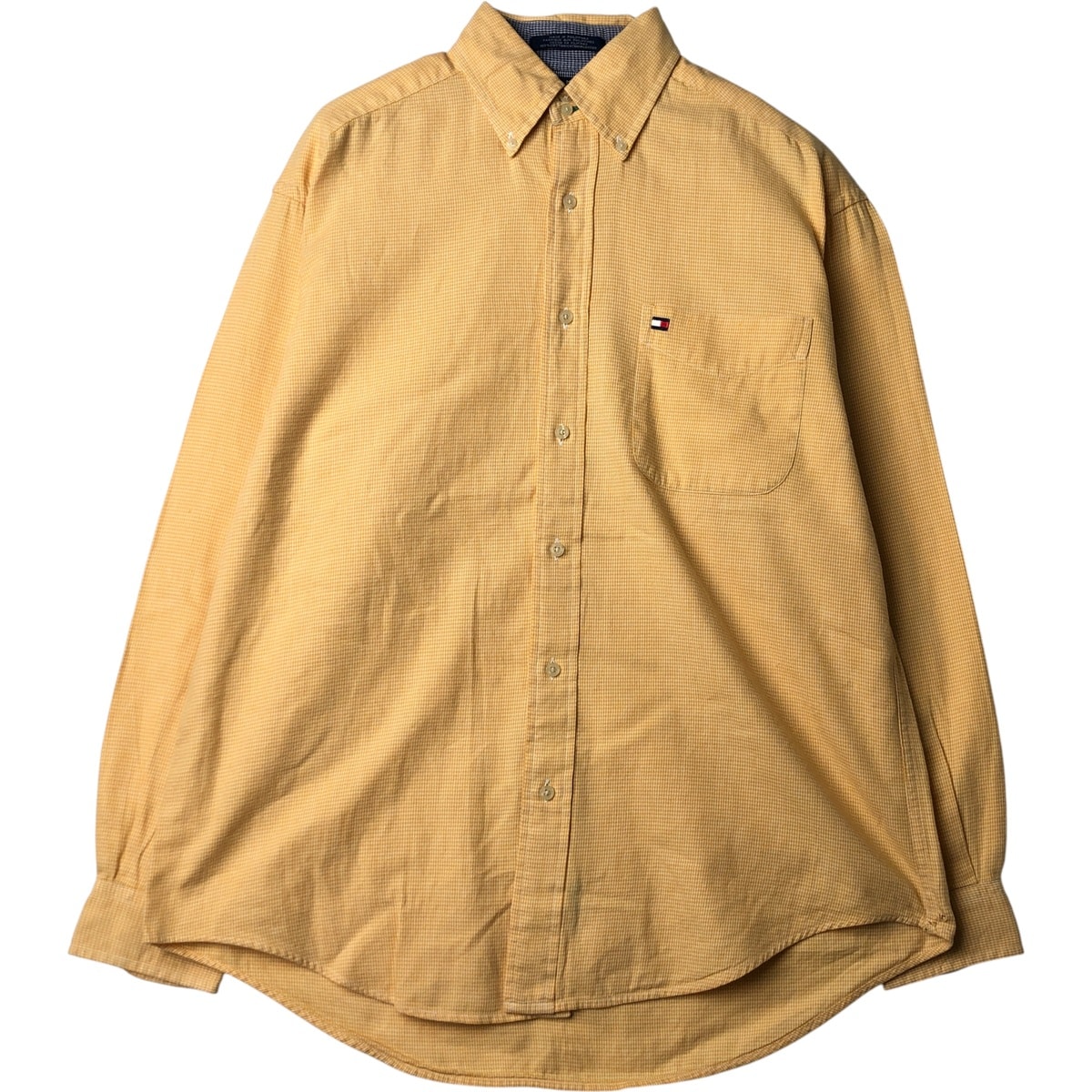 古着 90年代~ トミーヒルフィガー TOMMY HILFIGER 長袖 ボタンダウンチェックシャツ メンズM相当 ヴィンテージ/eaa615784