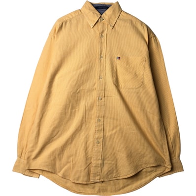 古着 90年代~ トミーヒルフィガー TOMMY HILFIGER 長袖 ボタンダウンチェックシャツ メンズM相当 ヴィンテージ/eaa615784