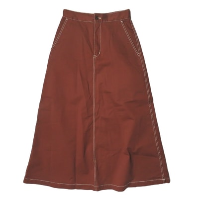 ADAM ET ROPE 19SS ステッチワークロングフレアスカート 38