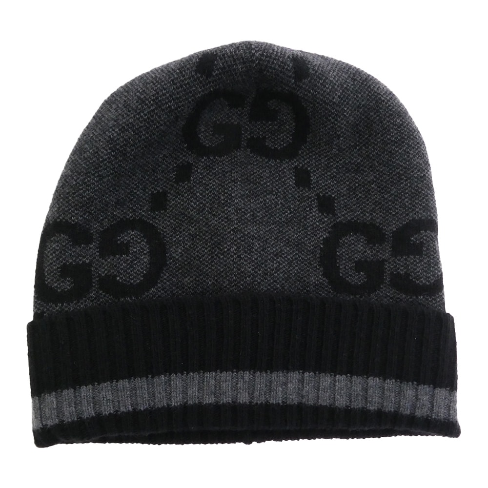 B (目立った傷や汚れなし)】GUCCI グッチ ニットキャップ 676827 4GABX