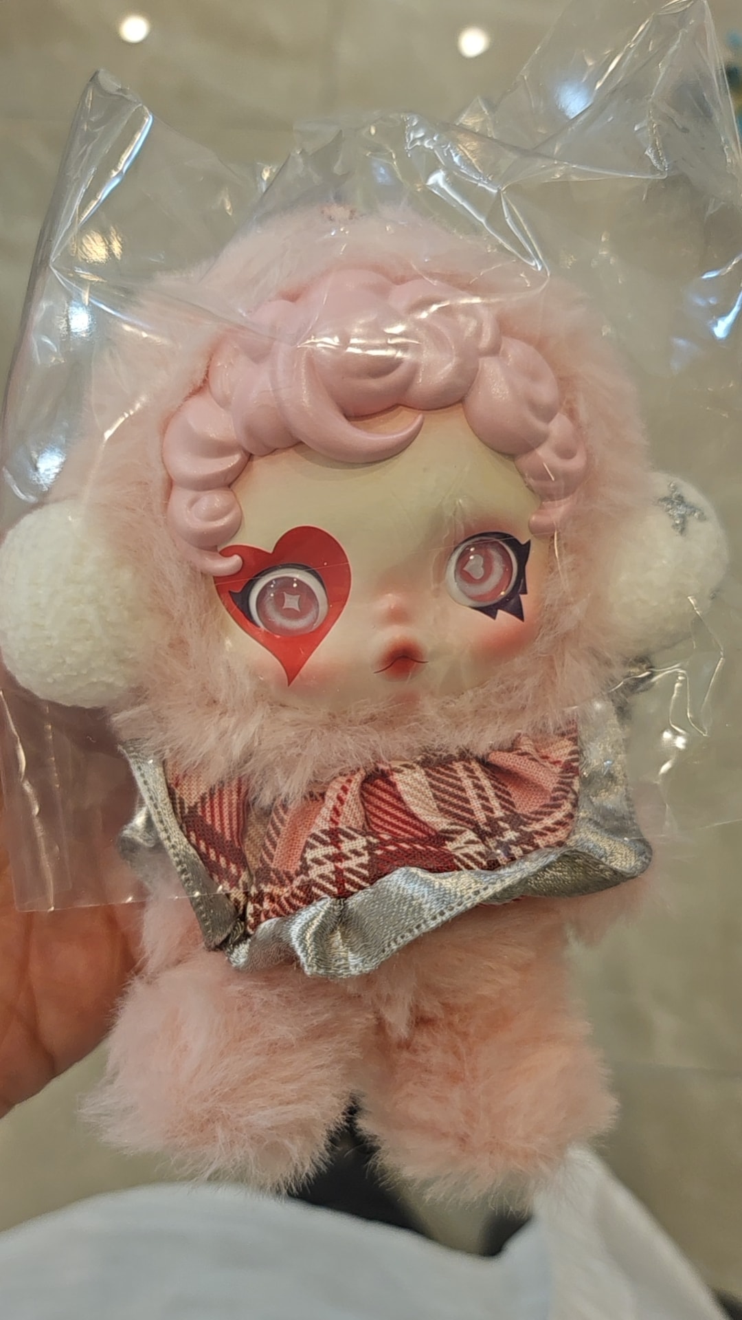 POP MART SKULLPANDA Winter Symphony Series Plush Pendant Rhapsody