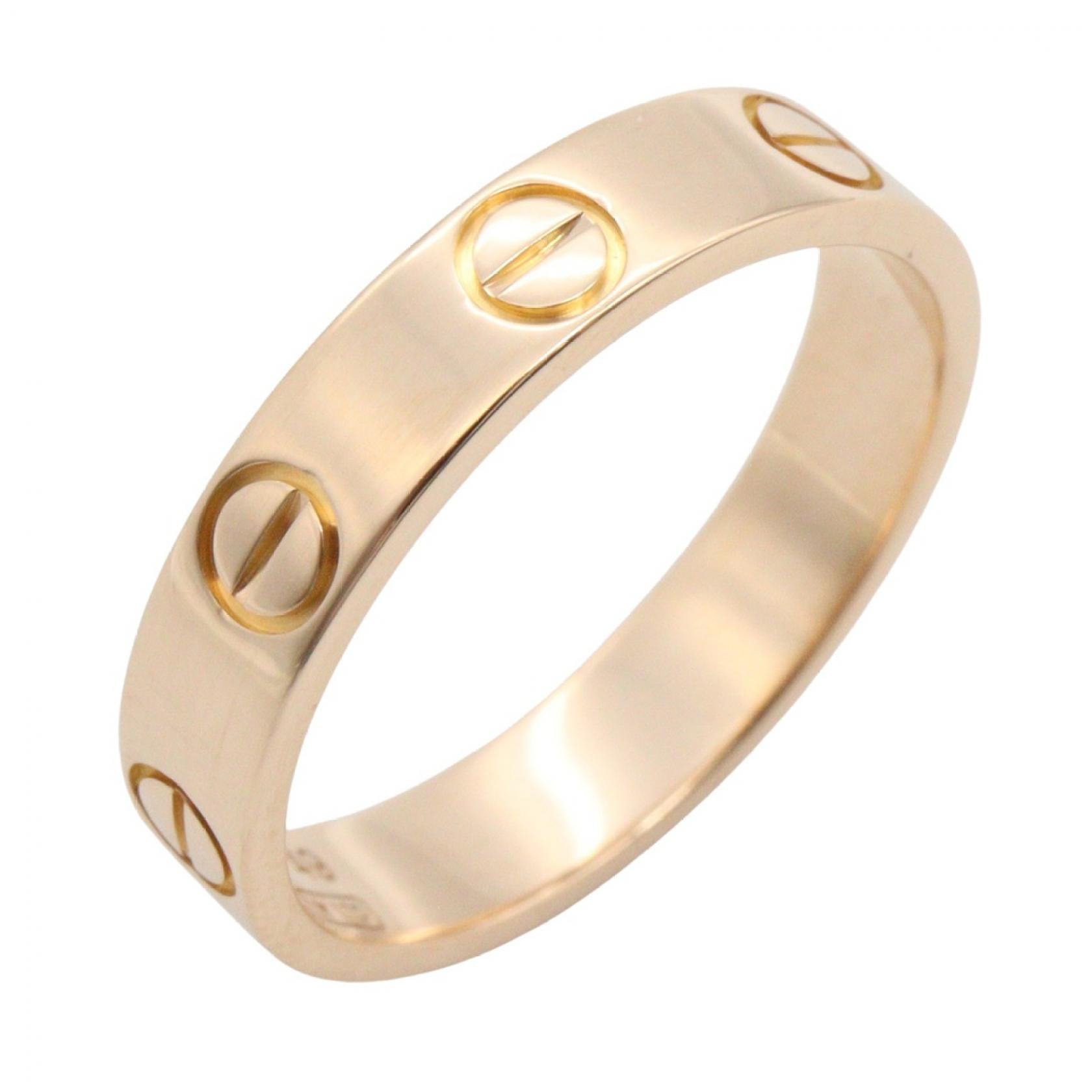 カルティエ CARTIER ミニラブリング リング・指輪 ジュエリー K18PG(ピンクゴールド) メンズ レディース ゴールド系 B4084600 【中古】