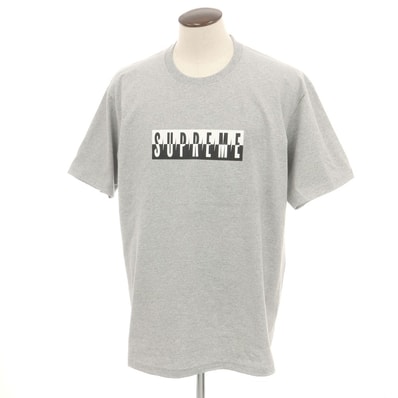【中古】シュプリーム Supreme 2025年秋冬 Split Tee コットンポリエステル 半袖Tシャツ グレー【サイズXL】【メンズ】