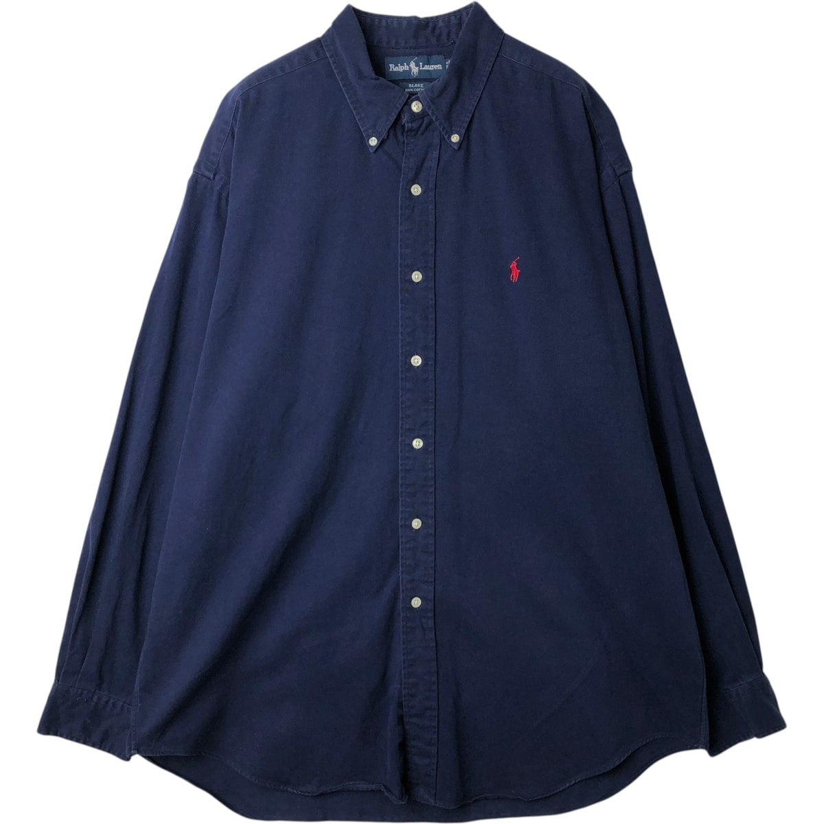 古着 ラルフローレン Ralph Lauren BLAKE 長袖 ボタンダウンシャツ メンズXL相当/eaa628905